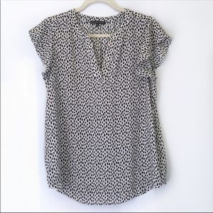 Adrianna Papell Women’s Flutter Sleeve Blouse